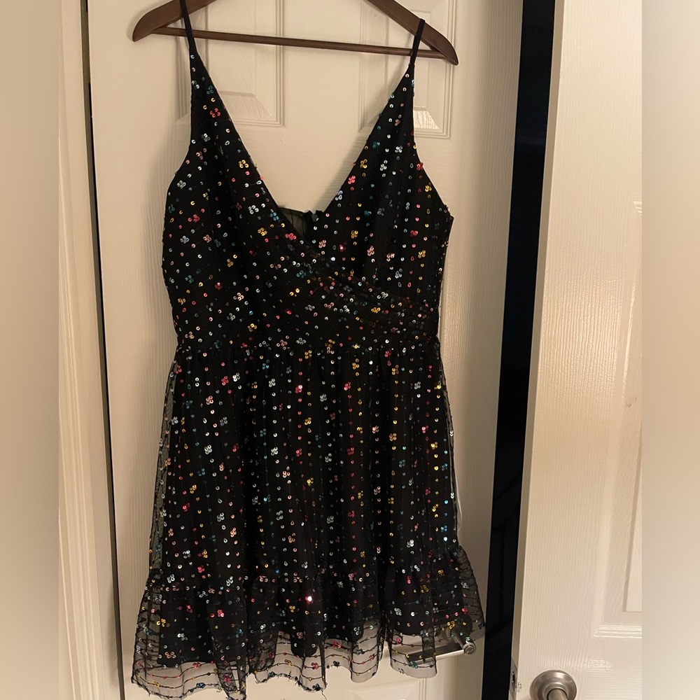 NWT Dress the Population Solange Dress